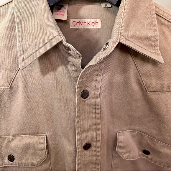 VTG Calvin Klein Shirt - M - Picture 3 of 5